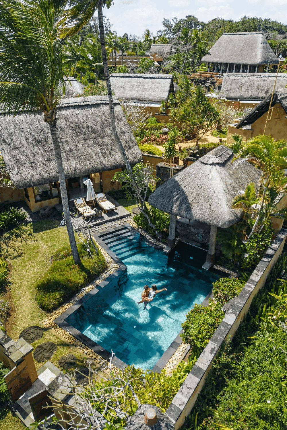 Private island celebration in Mauritius